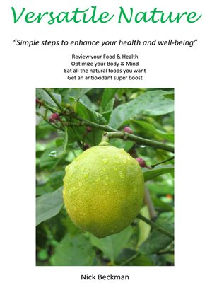 cover image of Versatile Nature: Simple Steps to Enhance Your Health and Well-Being